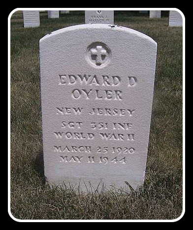 Edward D. Oyler, Beverly National Cemetery, Beverly, NJ. 