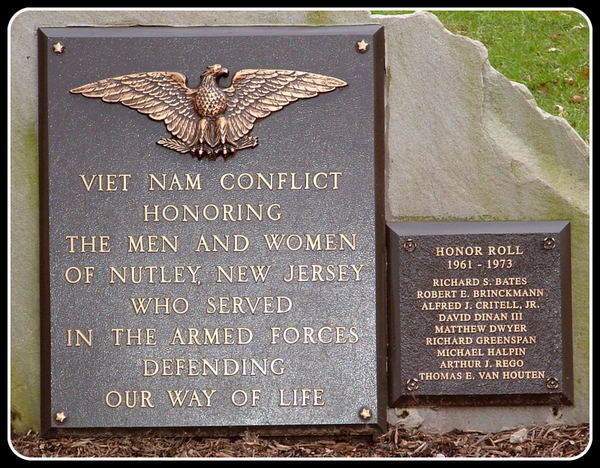 Eagle Scout Project, Vietnam Conflict memorial, Nutley NJ,  A Buccino