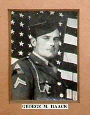 S Sgt. George M. Haack, KIA Sept. 8, 1944. Of Nutley, N.J.