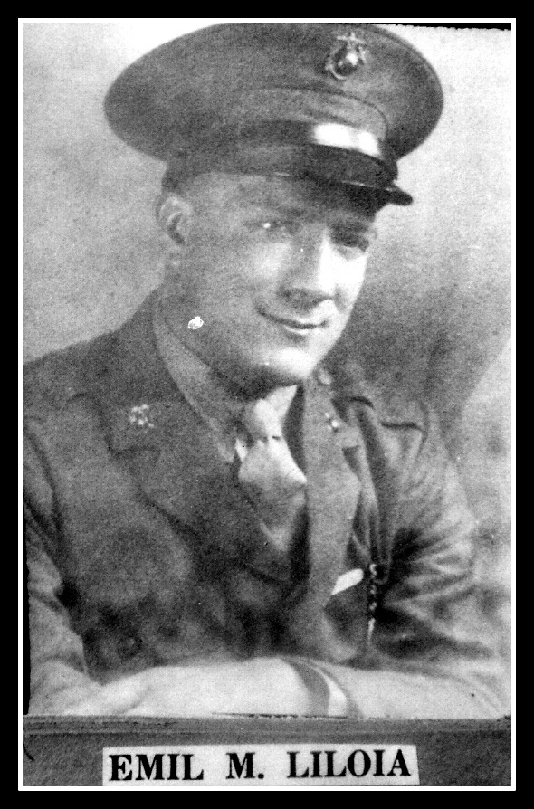 USMC Emil Liloia, Killed in action at Iwo Jima