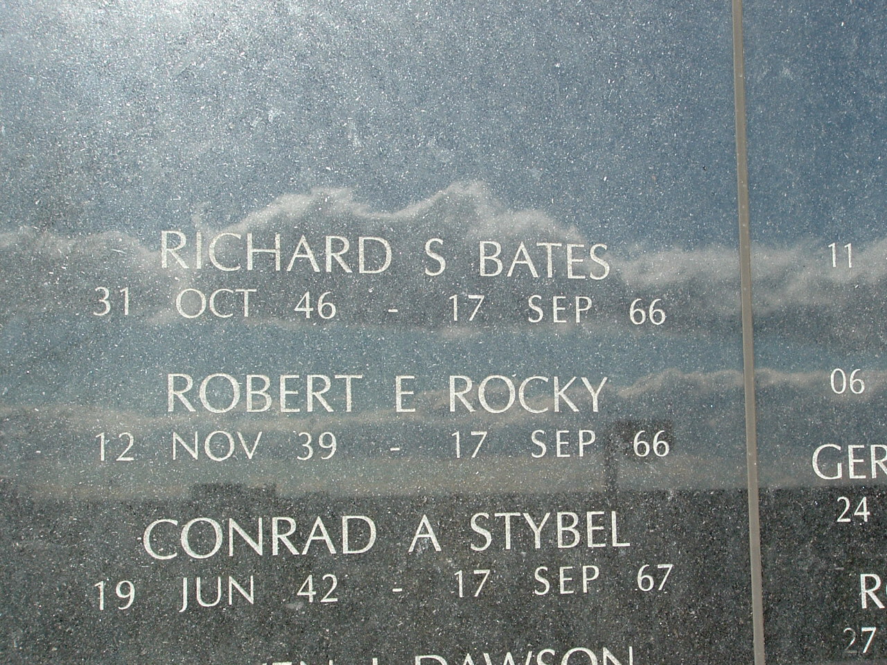 Richard S. Bates - NJ Vietnam Memorial, photo  2004 by Anthony Buccino