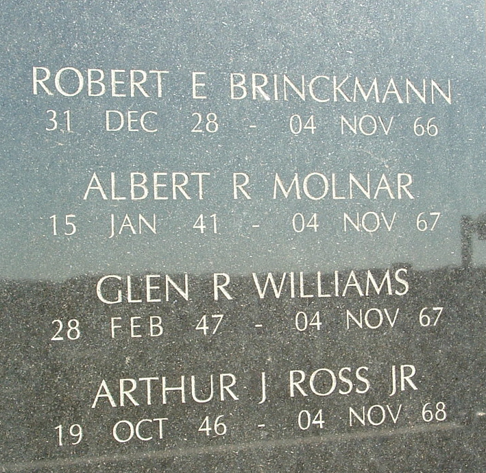 Col. Robert E. Brinckmann -NJ Vietnam Memorial, photo  2004 by Anthony Buccino