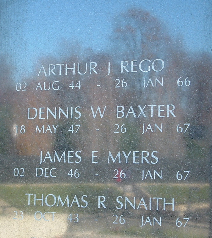 Arthur J. Rego - NJ Vietnam Memorial, photo  2004 by Anthony Buccino